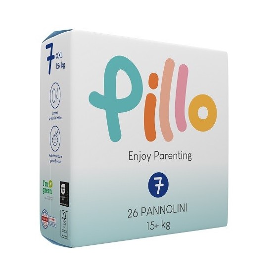 PILLO ENJOY PANNOLINI XXL 15+ KG TAGLIA 7 26 PEZZI