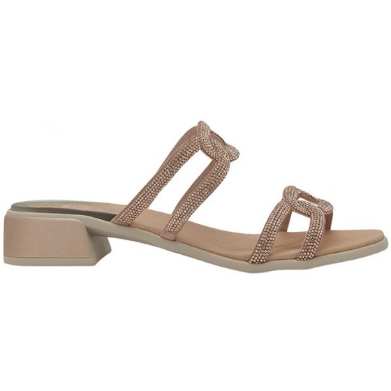 LIPARI MICROFIBRE+STRASS W ROSE GOLD 36