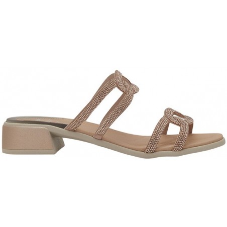LIPARI MICROFIBRE+STRASS W ROSE GOLD 40