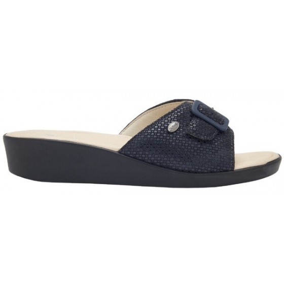 MANGO PRINTED SUEDE W NAVY BLUE 36