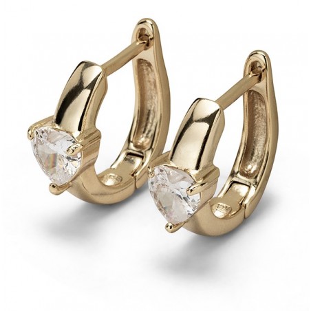 VERAME' M019 ORECCHINI BIANCA ORO
