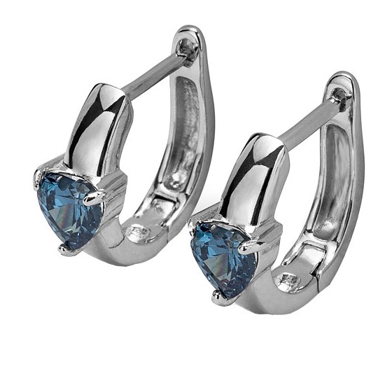 VERAME' M024 ORECCHINI AZZURRA ARGENTO