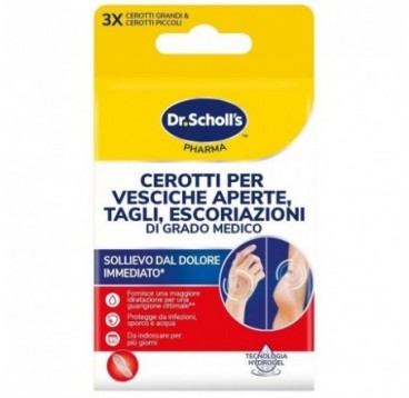 CEROTTI SCHOLL VESCICHE TAGLIE ESCORIAZIONI 6 PEZZI