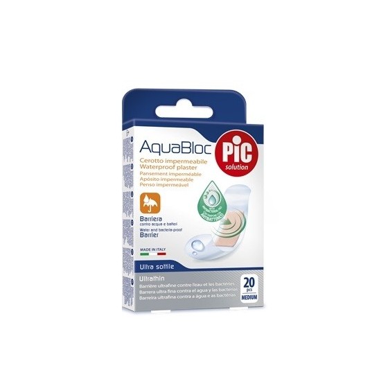 CEROTTO PIC AQUABLOC 19X72MM ANTIBATTERICO 20 PEZZI
