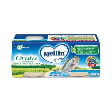 MELLIN OMOGENEIZZATO ORATA 4X80 G