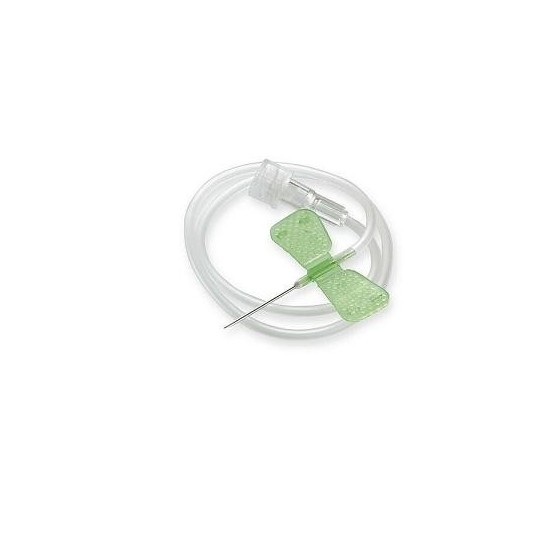 AGO MICROPERFUSORE STERILE MONOUSO PER ACCESSO PERIFERICO VE NOSO IN BLISTER SINGOLO PEEL PACK CONO RIGIDO LUER LOCK MIRA GE GAU