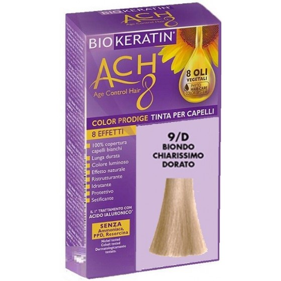 BIOKERATIN ACH8 COLOR PRODIGE 9/D BIONDO CHIARISSIMO DORATO