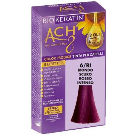BIOKERATIN ACH8 COLOR PRODIGE 6/RI BIONDO SCURO ROSSO INTENS O
