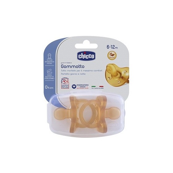 CHICCO GOMMOTTO PHYSIO SOFT LTX 6-12 MESI 1 PEZZO