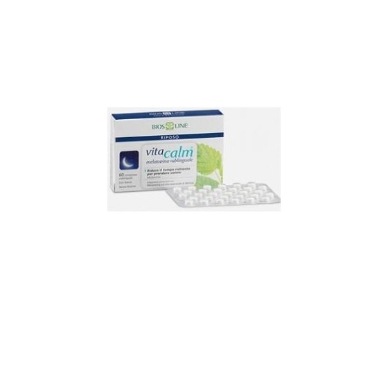 BIOS LINE VITACALM MELATONINA SUBLINGUALE 60 COMPRESSE 1 MG