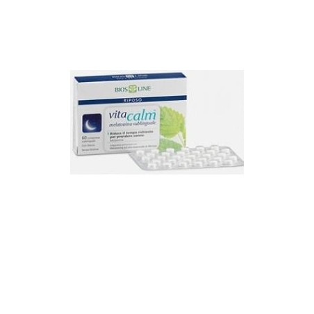 BIOS LINE VITACALM MELATONINA SUBLINGUALE 60 COMPRESSE 1 MG