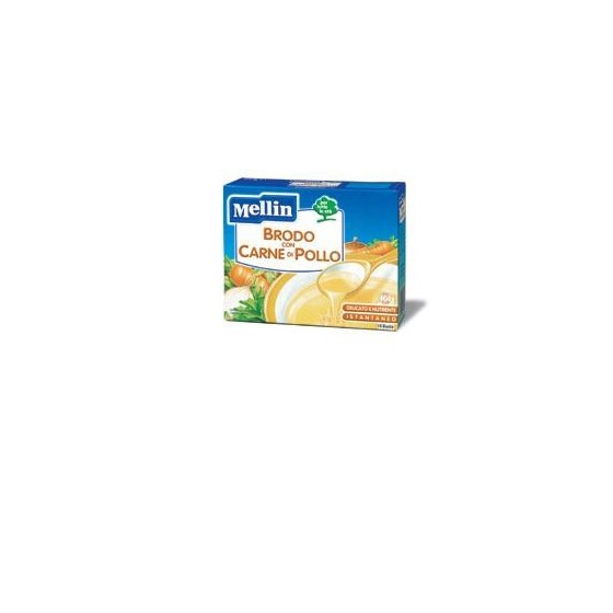 MELLIN BRODO CARNE POLLO 10 BUSTINE X 5 G