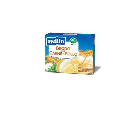 MELLIN BRODO CARNE POLLO 10 BUSTINE X 5 G