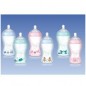 NUBY NT BIBERON DA 240ML IN POLIPROPILENE ROSA CON TETTARELL A EXTRA SOFFICE FLUSSO MEDIO