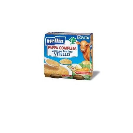 MELLIN PAPPA COMPLETA VITELLO 250 G 2 PEZZI