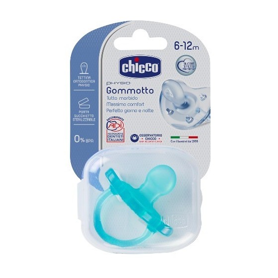 CHICCO GOMMOTTO SILICONE BIMBO 6-12 MESI 1 PEZZO