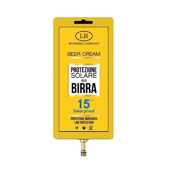 BEER CREAM PROTEZIONE SOLARE MEDI ALLA BIRRA SPF 15 15 ML
