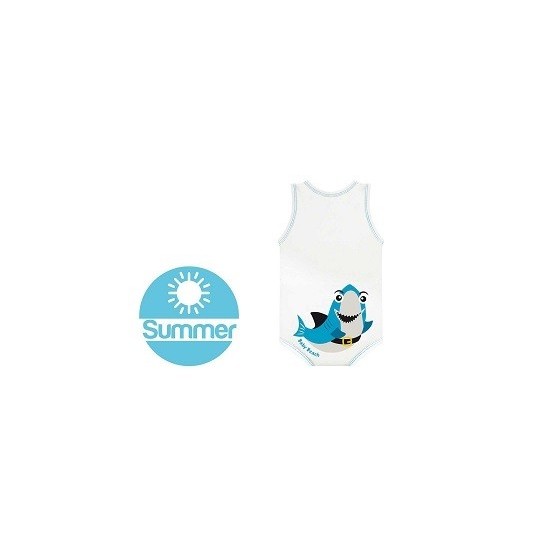 J BIMBO SUMMER BEACH BIANCO SQUALO
