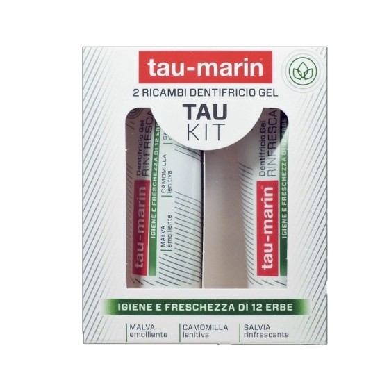 TAU MARIN DENTIFRICIO RINFRESCANTE RICARICA TAU KIT 2X20ML