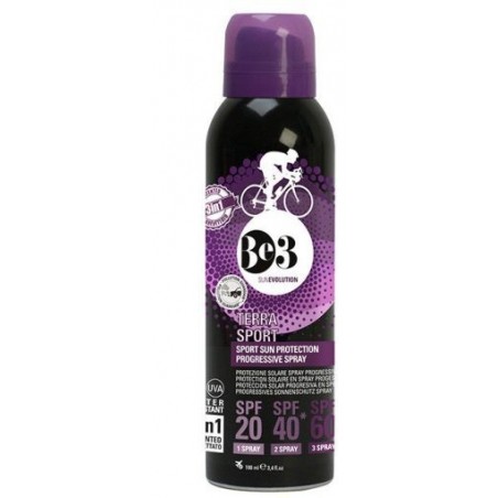 BE3 PROTEZIONE SOLARE SPRAY PROGRESSIVA SPF 20/40/60 TERRA S PORT 100 ML