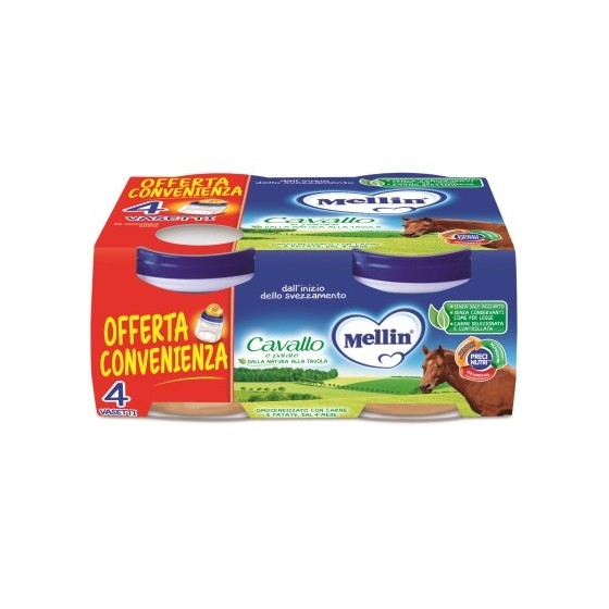 MELLIN OMOGENEIZZATO CAVALLO 4 X 80 G