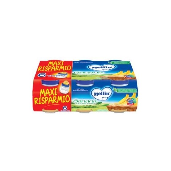 MELLIN OMOGENEIZZATO BANANA 6 X 100 G