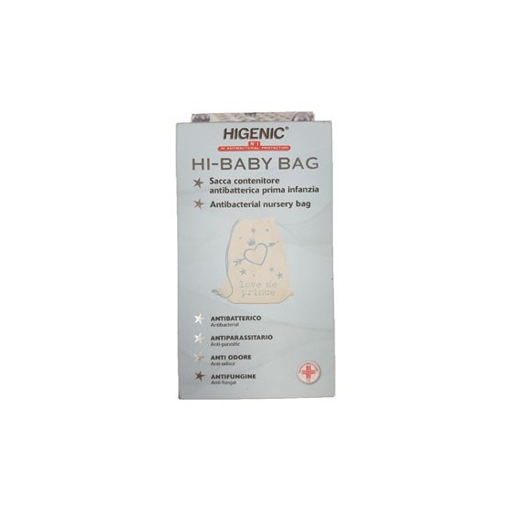 SACCA CONTENITORE ANTIBATTERICO HI BABY BAG PRIMA INFANZIA A ZZURRA 1 PEZZO