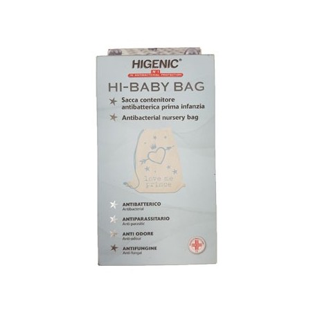 SACCA CONTENITORE ANTIBATTERICO HI BABY BAG PRIMA INFANZIA A ZZURRA 1 PEZZO