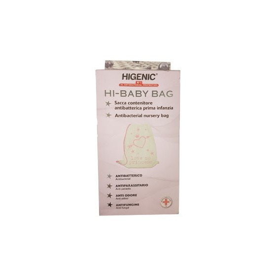 SACCA CONTENITORE ANTIBATTERICO HI BABY BAG PRIMA INFANZIA R OSA 1 PEZZO