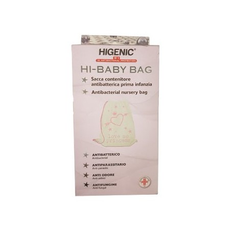 SACCA CONTENITORE ANTIBATTERICO HI BABY BAG PRIMA INFANZIA R OSA 1 PEZZO