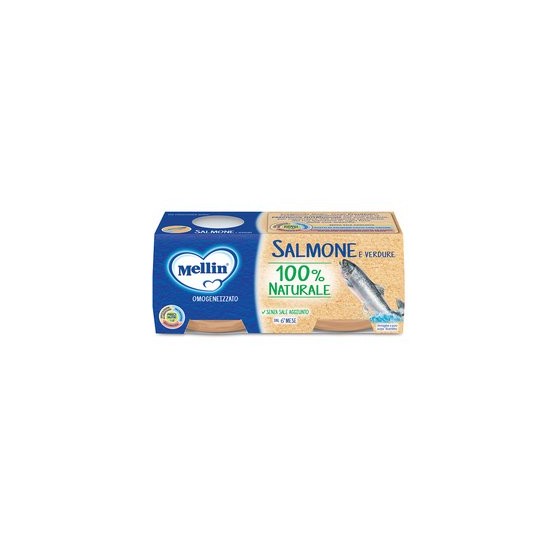 MELLIN OMOGENEIZZATO DI SALMONE E VERDURE 4 X 80 G
