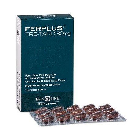 PRINCIPIUM FERPLUS TRE RETARD 30MG 30 COMPRESSE GASTRORESISTENTI