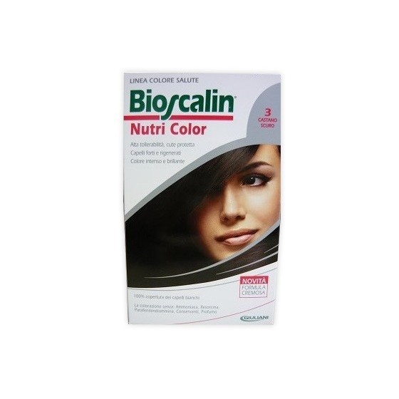 BIOSCALIN NUTRI COLOR 3 CASTANO SCURO SINCROB 124 ML