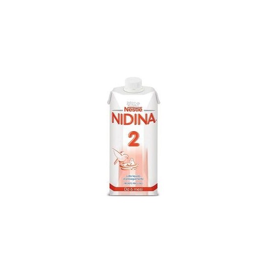 NIDINA 2 LATTE LIQUIDO 6 PEZZI 500 ML