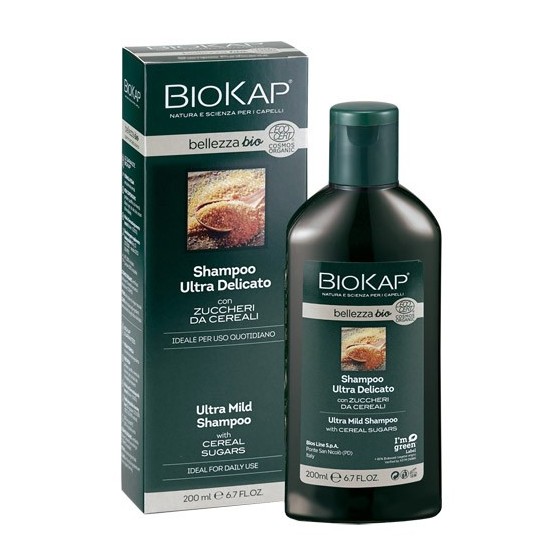 BIOKAP BELLEZZA BIO SHAMPOO ULTRA DELICATO COSMOS ECOCERT 200 ML