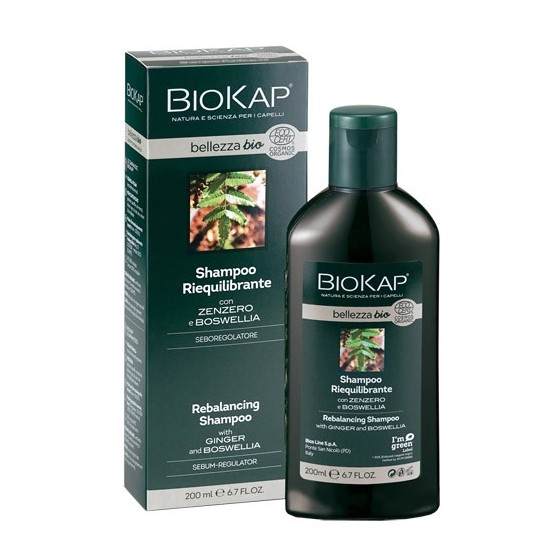 BIOKAP BELLEZZA BIO SHAMPOO RIEQUILIBRANTE COSMOS ECOCERT 200 ML