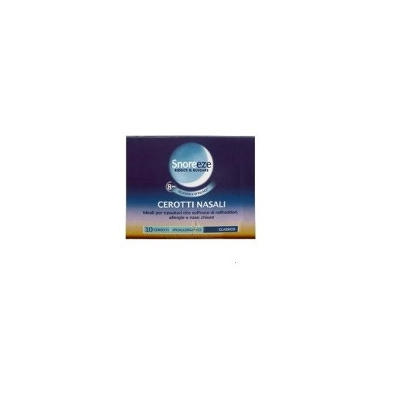 CEROTTO NASALE SNOREEZE CLASSICO LARGE 10 PEZZI