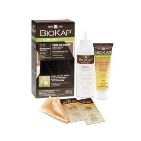 BIOKAP NUTRICOLOR DELICATO 2,9 CASTANO SCURO CIOCCOLATO TINTA TUBO + FLACONE