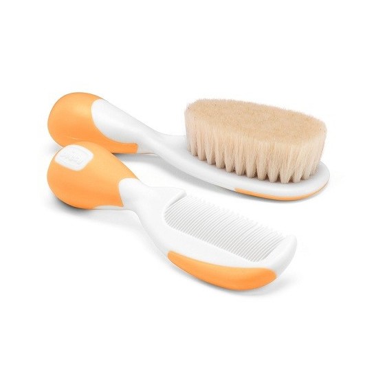 CHICCO SPAZZOLA + PETTINE ARANCIONE