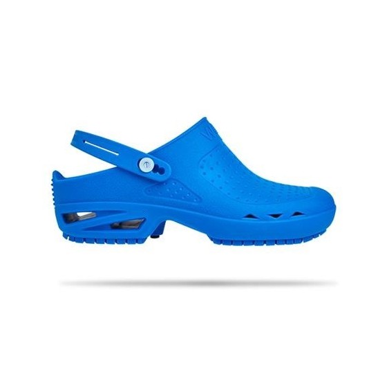 WOCK BLOC ZOCCOLI PROFESSIONALI CON CINTURINO BLU MEDIO 43