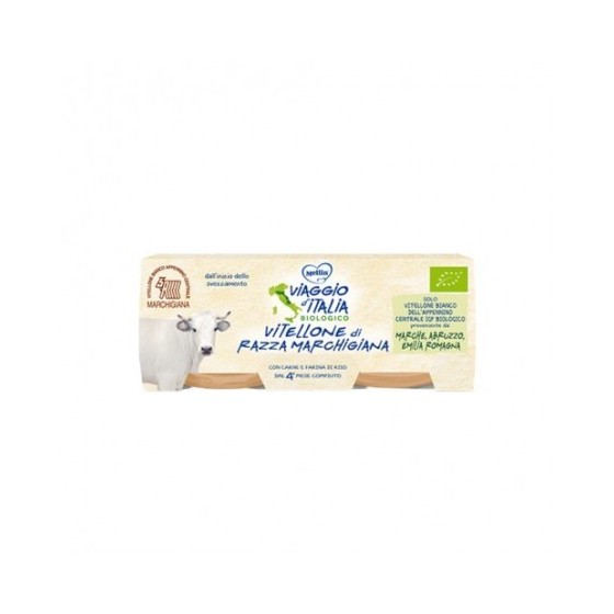 VIAGGIO ITALIA OMOGENEIZZATO VITELLONE 2 X 80 G
