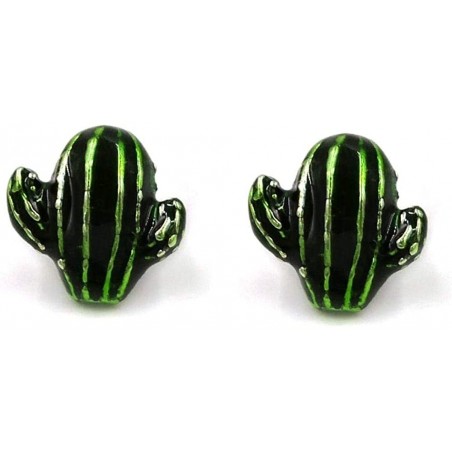 ORECCHINO CACTUS SMALTATO
