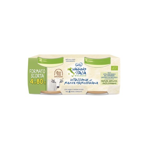 MELLIN OMOGENEIZZATO VITELLONE 4 X 80 G