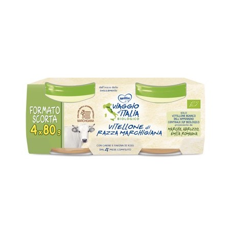 MELLIN OMOGENEIZZATO VITELLONE 4 X 80 G