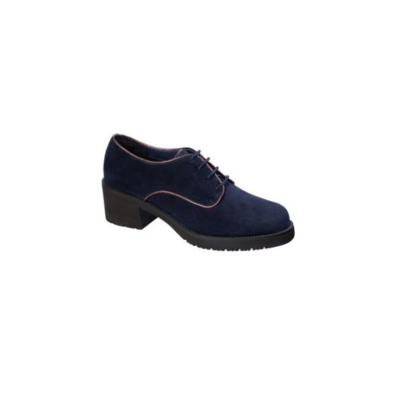 CALZATURA PETRA LACES SUE-W NAVY BLUE 38 PELLE SCAMOSCIATA COLLEZIONE AW20