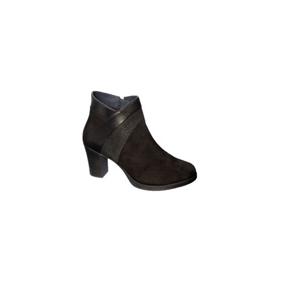 CALZATURA ANITHA SUELEA-W BLACK 39 PELLE SCAMOSCIATA + PELLECOLLEZIONE AW20