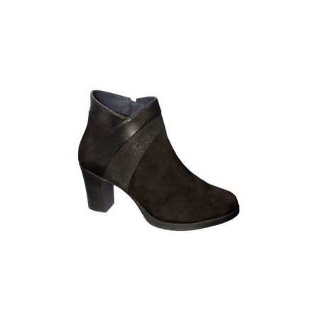 CALZATURA ANITHA SUELEA-W BLACK 39 PELLE SCAMOSCIATA + PELLECOLLEZIONE AW20