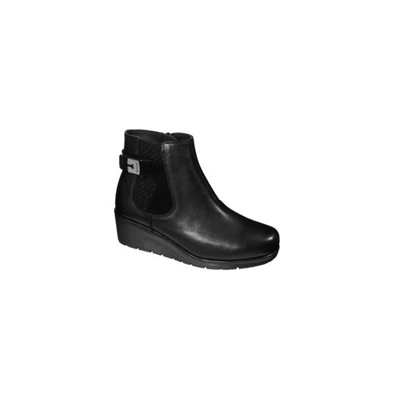 CALZATURA NIKI BUCKLE LEA-W BLACK 40 PELLE COLLEZIONE AW20