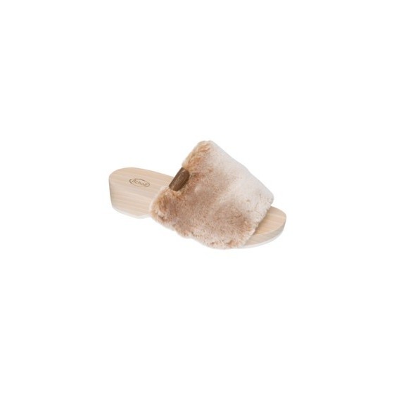 CALZATURA PESCURA WILLOW SYNTHFUR-W BEIGE 40 PELLICCIA SINTETICA COLLEZIONE AW20