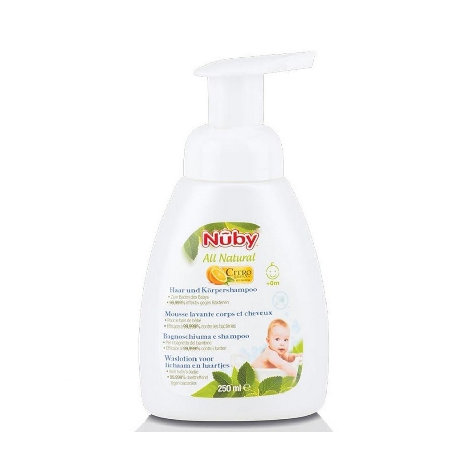 NUBY CITROGANIX BAGNO SCHIUMA/SHAMPOO 250 ML CON DISPENSER